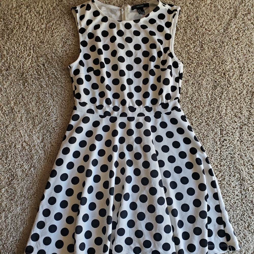 Forever 21 Dolka Dot Dress